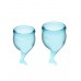   Менструальные чаши Satisfyer Feel Secure набор 2 шт 15 мл и 20 мл + мешочек для хранения