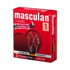 Презервативы masculan 1 Classic Sensitive , 3 шт