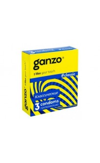 Ganzo Презервативы New Classic, 3 шт.