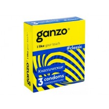 Ganzo Презервативы New Classic, 3 шт.