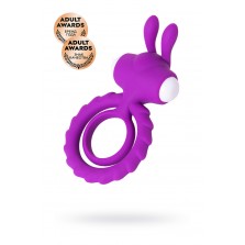 Эрекционное кольцо на пенис GOOD BUNNY, силикон, фиолетовый, 9 см