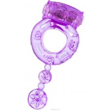 Виброкольцо фиолетовое ToyFa «Vibrating Ring 
